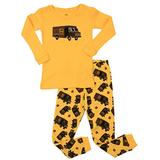 Leveret UPS Truck Kids & Toddler Pajamas Boys Girls 2 Piece Pjs Set 100% Cotton (Yellow, 8 Years) screenshot. Sleepwear directory of Clothes.