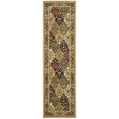 Safavieh Lyndhurst Collection LNH221C Traditional Multi and Black Runner (2'3" x 22')