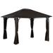 Sojag Genova 12 Ft. W x 12 Ft. D Aluminum Patio Gazebo Gazebo Aluminum/Hardtop/Metal in Gray | 114.57 H x 143.7 W x 144 D in | Wayfair 500-9165050