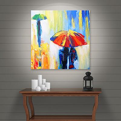 Art Wall Downpour Gallery Wrapped Canvas Art by Susi Franco, 36 by 36-Inch