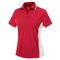 Charles River Apparel Women's Color Blocked Wicking Polo, Red/White, Extra Small