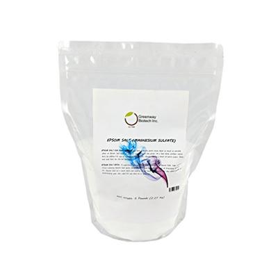 Epsom Salt (Magnesium Sulfate) "Greenway Biotech Brand" 5 Pounds