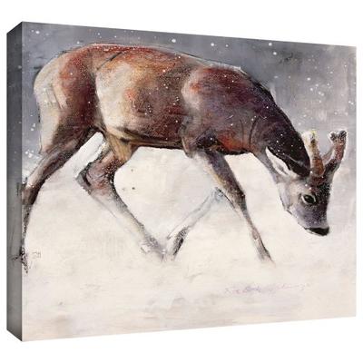 ArtWall Mark Adlington 'Roe Buck' Gallery Wrapped Canvas Artwork, 24 by 32-Inch