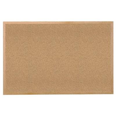 Ghent 48.5" x 60.5" Wood Frame Natural Cork Bulletin Board, Made in The USA