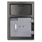 Mesa Safe MFL2014K All Steel Depository Safe with Key Lock, 0.8-Cubic Feet, Black and Grey screenshot. Safety & Security directory of Home & Garden.