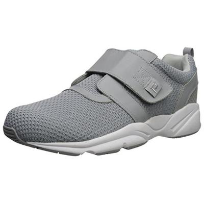 Propet Women's Stability X Strap Sneaker, Grey, 9.5 Medium US