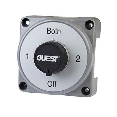 Guest 2300A Heavy Duty Diesel Power Marie Battery Selector Switch (360 Continuous, 600 Momentary Amp