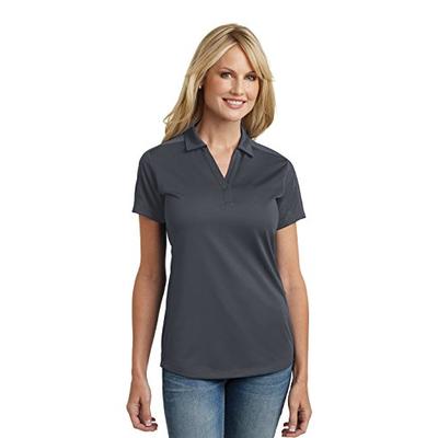 Port Authority Ladies Diamond Jacquard Polo L569 - Graphite L569 M