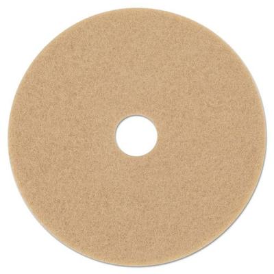 MOT4 3M 05606 Ultra High-Speed Floor Burnishing Pads 3400, 20" Diameter, Tan, 5/Carton