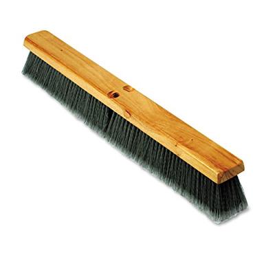 Boardwalk BWK20424 Floor Brush Head, 3" Gray Flagged Polypropylene, 24"