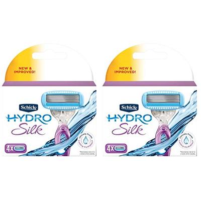 Schick Hydro Silk Cartridges 4 ea (Pack of 2)