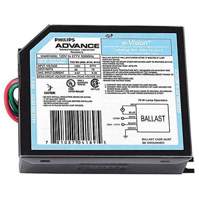 Philips Advance IMH-G20-G-BLS Metal Halide HID Ballast 20 Max Lamp Watts 120/277 V Pulse Ballast Sta