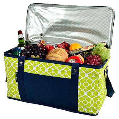Picnic at Ascot Ultimate Day Cooler- Combines Best Qualities of Hard & Soft Collapsible Coolers - Tr