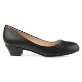 Brinley Co. Womens Soren Classic Faux Leather Comfort-Sole Heels Black, 9 Regular US screenshot. Shoes directory of Clothing & Accessories.