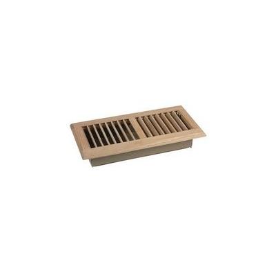 Truaire C168-OUF 04X12(Duct Opening Measurements) Solid Oak Floor Grille 4-Inch by 12-Inch Solid Oak