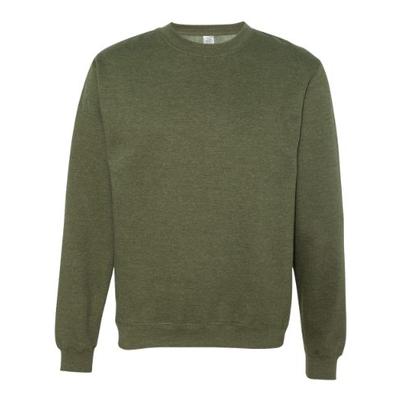 Independent Trading Co. Midweight Crewneck Sweatshirt XL Army Heather