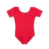 Leveret Girls Leotard Red Short Sleeve Small (6-8) screenshot. Tops directory of Clothes.