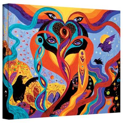 ArtWall Marina Petro Karmic Lovers Gallery Wrapped Canvas Art, 24 by 32-Inch