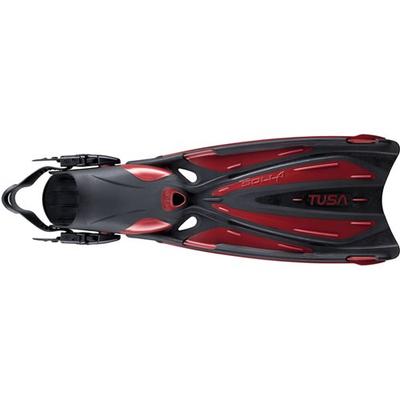 TUSA SF-22 Solla Open Heel Scuba Diving Fins, Small, Metallic Dark Red