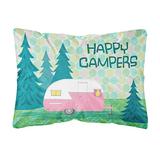 Caroline's Treasures VHA3004PW1216 Happy Campers Glamping Trailer Fabric Decorative Pillow, 12H x16W screenshot. Decorative Pillows directory of Bedding.