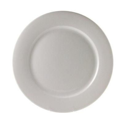 10 Strawberry Street Bistro 9" Luncheon Plate, Set of 6, White