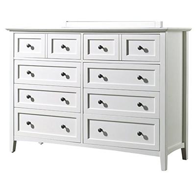 Modus Furniture 4NA482 Paragon Eight-Drawer Dresser, White