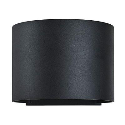 Curve 4 1/2" High Black 2-Light LED Outdoor Wall Light