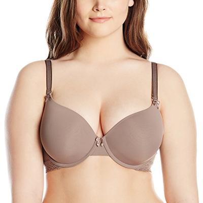 Paramour by Felina Women's Plus-Size Gorgeous Seamless Contour, Mink, 32DDD