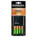 Duracell - Ion Speed 4000 Battery Charger with 2 AA and 2 AAA Batteries - charger for Double A and T