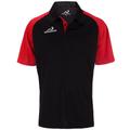 Woodworm Pro Cricket Short Sleeve Shirt Red / Black - XL