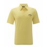 Callaway Chev Embossed Polo - Yellow Small