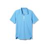 Oakley Golf Mens Zip-It Polo Shirt – Blue