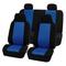 FH Group FB102BLUE114 Blue 3D Air Mesh Auto Seat Cover (Full Set)