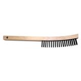 Curved Handle Scratch Brush 3X19 Rows Ss Wire screenshot. Power Tools directory of Home & Garden.