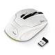 Hama Funkmaus (kabellose Maus mit Batterien, 8m Funk-Reichweite 4 Geschwindigkeitsstufen bis 2400 dpi, 2 Vor-/Zurück-Tasten, ergonomisch für PC|Laptop|Computer) weiß