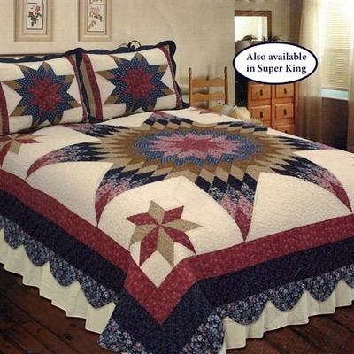 Elegant Decor Bedding Prairie Star Patchwork Quilt Multi Warm, Twin