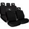 Yupbizauto 4X Paws Logo Accessories Headrest w/Black Cloth Car Seat Covers