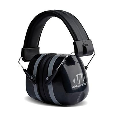 Walker's Game Ear Premium Passive Folding Muff, Black