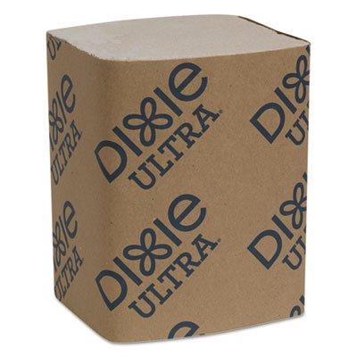 Dixie Ultra Interfold 2 Ply Brown Napkin Dispenser Refill, 6.5 x 9.85 inch - 6000 per case.