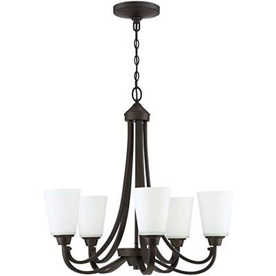 Craftmade 41925-ESP Grace Chandelier Lighting, 5-Light, 300 Watts, Espresso (26" W x 27" H)