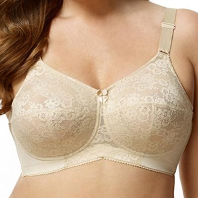 Elila Lace Soft Cup Bra (46DD Nude)
