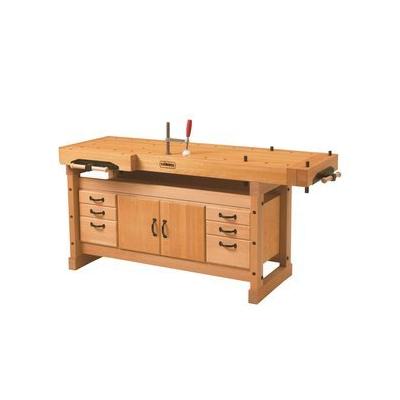 Sjobergs SJO-66922K; Professional Elite 2000 European Beech Workbench & SM04 Storage Cabinet Package