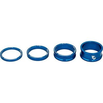 Wolf Tooth Components Headset Spacer Kit 3, 5, 10, 15mm, Blue