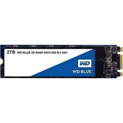 WD Blue 3D NAND 2TB PC SSD - SATA III 6 Gb/s, M.2 2280 - WDS200T2B0B