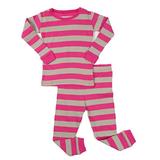 Leveret Striped 2 Piece Pajama Set 100% Cotton (3 Toddler, Berry & Chime) screenshot. Sleepwear directory of Clothes.