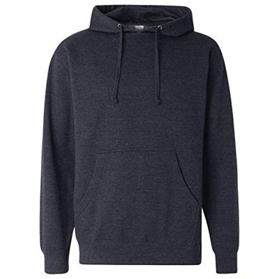 Independent Trading Co. Midweight Hood Sweatshirt SS4500-Nvy Hth-XL