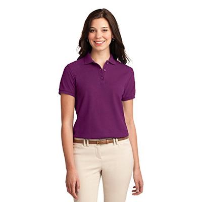 Port Authority Women's Silk Touch Polo 3XL Deep Berry