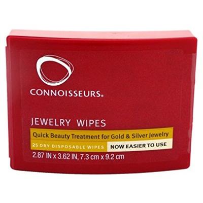 Connoisseurs Jewelry Dry Disposable Wipes 25 Count (3 Pack)