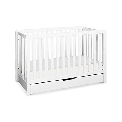Carter's by Davinci Colby 4-in-1 Convertible Crib with Trundle Drawer, White