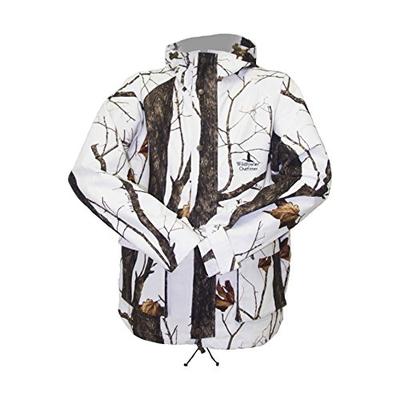 Wildfowler Outfitter Men's Waterproof Parka, Wild Tree Snow, Large